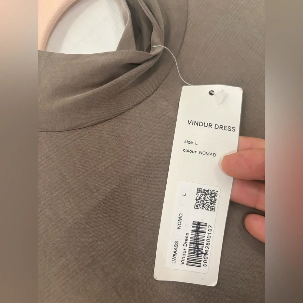 Lululemon•Vindur Dress Cupro *lululemon lab•BNWT•Nomad RARE PIECE•Sz L - Picture 6 of 16
